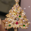 甄珠贝 圣诞节的仪式感 挂满礼物的圣诞树胸针安排了哦 20粒+天然小珍珠和各种bling 太浪漫了 重工镶嵌 商品缩略图3