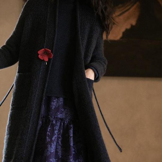 牧衣游 羊毛胸针百搭文艺复古红色小巧 知妍【不支持会员折】 商品图0