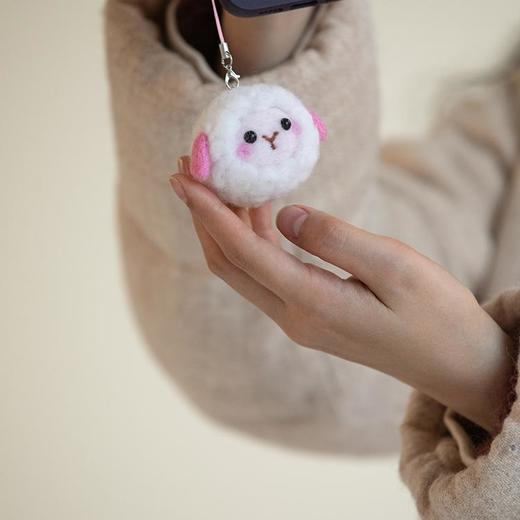 牧衣游 羊毛挂件百搭可爱白色精致小巧 心悦【不支持会员折】 商品图0
