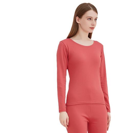 【俞兆林女士纯棉打底套装】秋衣秋裤全棉 舒适透气 冬季薄款保暖内衣套装 商品图4