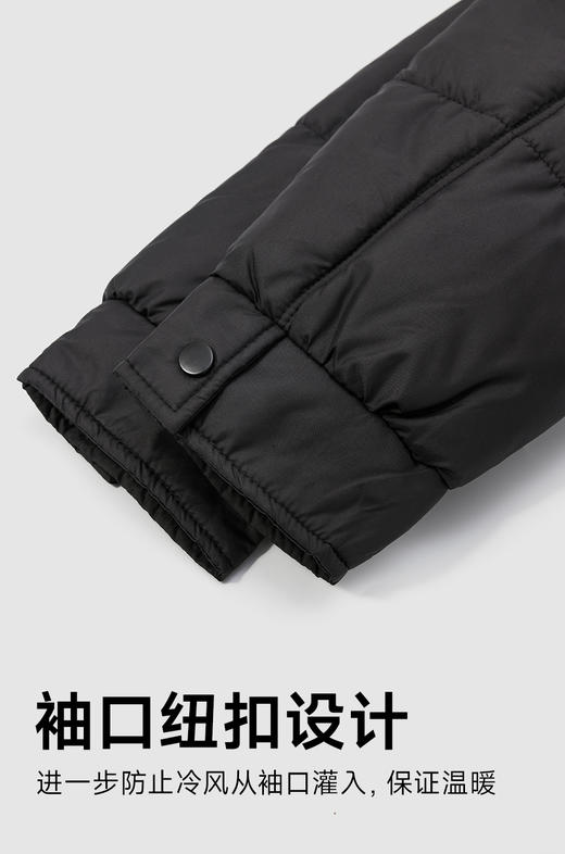 赤兔嗨购爆款羽绒棉服女中长款过膝2024冬季新款韩版棉袄宽松加厚棉衣外套 商品图8