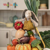 Moulin Roty 灰/橘色中兔玩偶 法式玩偶 适合年龄0岁+ 三只邦尼兔系列 678025 商品缩略图6
