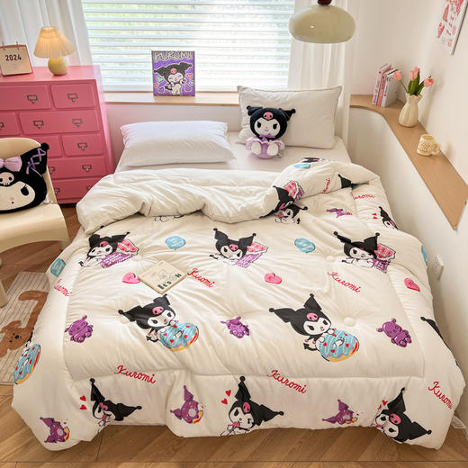 【新款上新，可爱卡通三丽鸥水洗棉被】卡通三丽鸥水洗棉被子 加厚保暖冬季被芯 幼儿园宿舍春秋被-QQ 商品图5