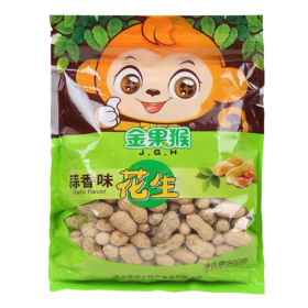 金果猴蒜香味花生500g