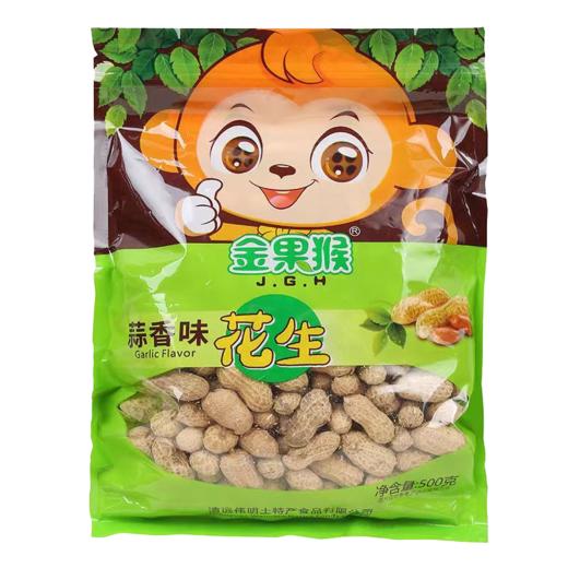 金果猴蒜香味花生500g 商品图0