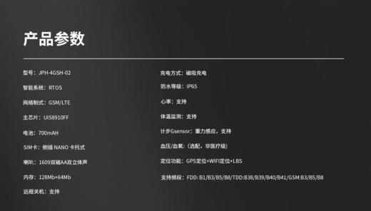 4G智能定位手环 商品图8