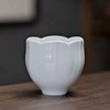【敦煌莲花陶瓷小茶杯】中式莲瓣主人杯家用简约复古品茗茶具 商品缩略图4