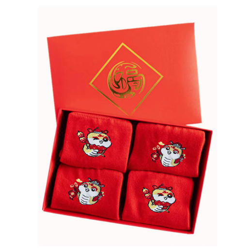 【本命年红袜子】儿童秋冬本命蛇年中筒袜 新年好运袜 男孩女童宝宝袜子 商品图11