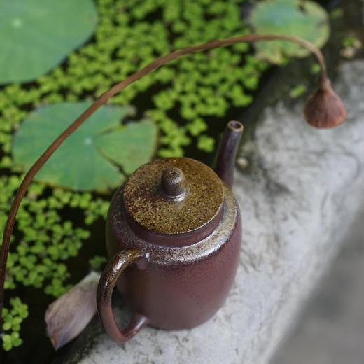 经典陶坊全手工柴烧共生矿紫砂壶明式小品2号210cc 商品图1