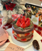 【草莓季】公主请吃草莓巧克力蛋糕（植物装饰随机） 商品缩略图0