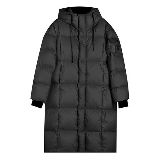 【高货sh】全新升级【铂金会员956/天猫1289/差价333】(13405) 洛诗琳冬季保暖时尚韩系白鸭绒面包服宽松立领连帽羽绒服 商品图4