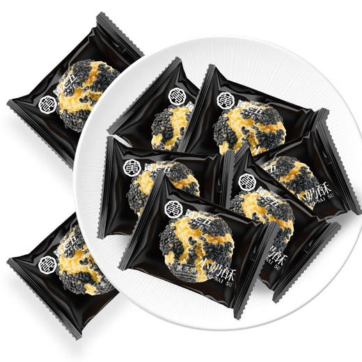 黄老五小奶酥(黑芝麻味)100g 商品图3