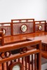红桥红  家具严选  缅甸花梨（大果紫檀）【嵌云石 梳背沙发 123六件套】 商品缩略图4