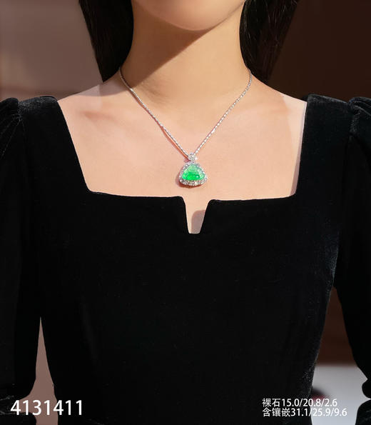 玻璃种木那佛公吊坠【4131411】具体价格微信咨询 商品图4