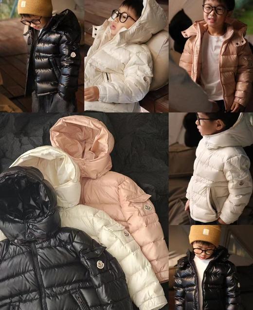 儿童蒙口玛雅珍珠面可擦羽绒服 商品图0