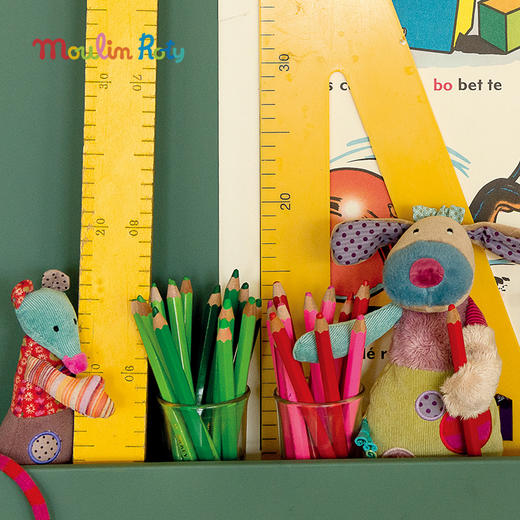 Moulin Roty XL狗狗玩偶 法式玩偶 适合年龄3岁+ 漂亮的丑娃系列 629049 商品图5