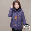 QYM-LRX-12172488B05 -Y大码连帽羽绒服时尚新款印花羽绒服外穿短款休闲保暖外套 商品缩略图1