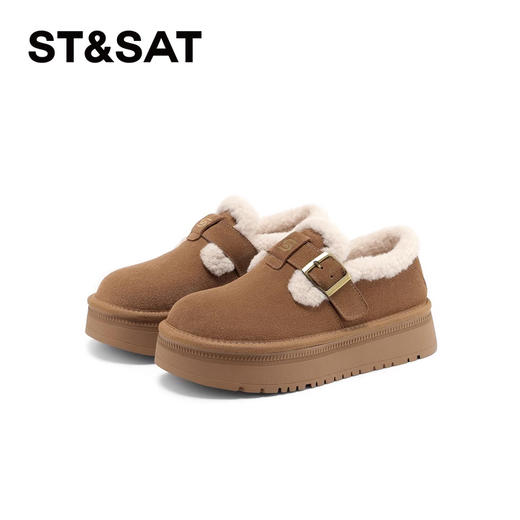 星期六百搭轻便时尚加绒保暖棉鞋SSC4112CNQ 商品图8