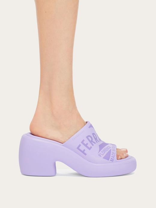 FERRAGAMO-粗底橡胶便鞋 商品图1