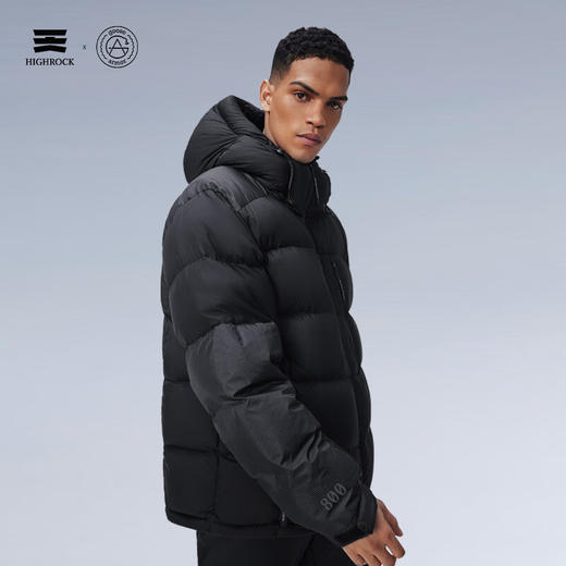 天石鹅铠甲2024新款800蓬鹅绒加厚防风羽绒服男士雪山东北严寒GX322 亮橘/秋叶橙色 GX322 XL 180/100A 商品图8