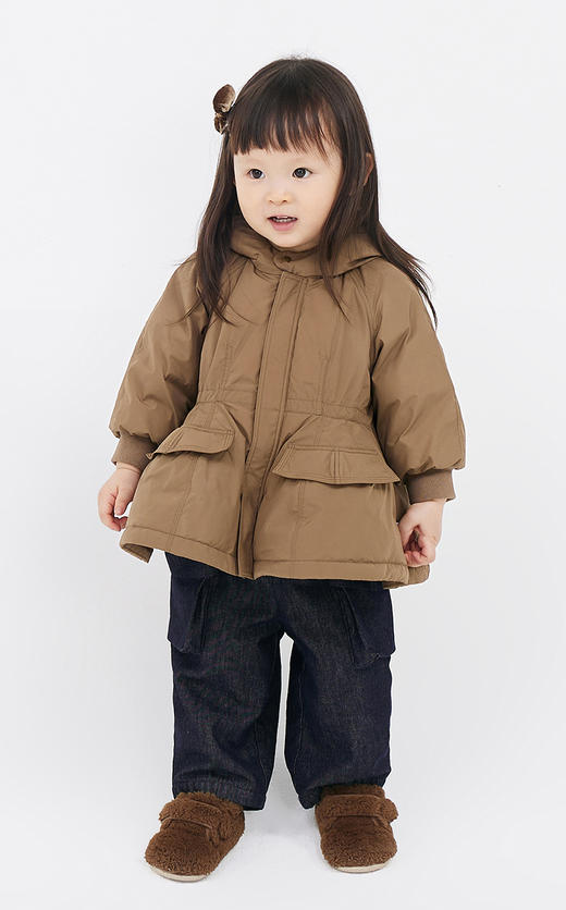 jnby   24年冬款  中长款羽绒服  YOAC10470 商品图0