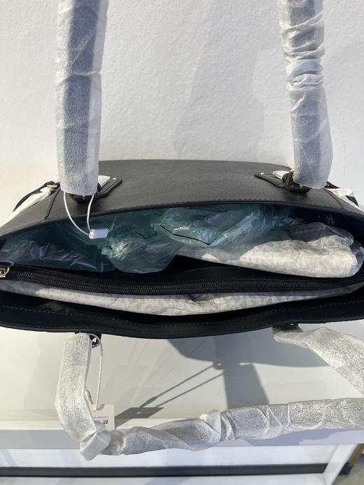 【般贸】美国MK 女士牛皮托特包手提单肩包6T9L黑色 商品图1