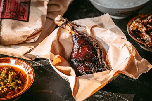 留海棠 昌州酱鸭腿2只装（150-200g/只）·古法制作工艺·老街油纸手工包·  ·无防腐剂·无色素·无食品添加剂· 商品图2