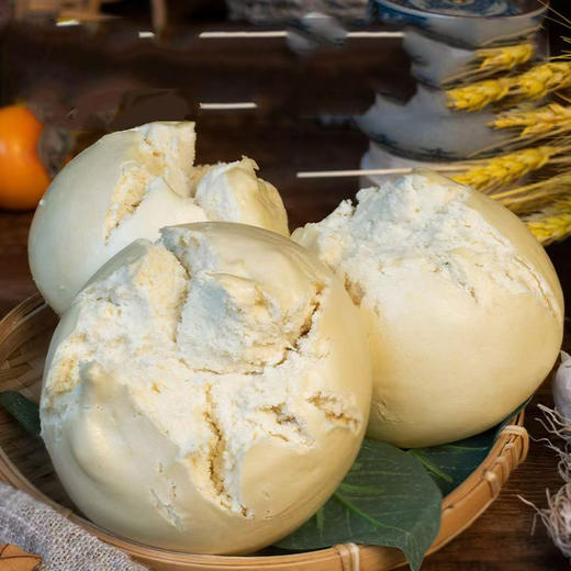 富世康碱香开花馒头620克/袋/4个装 山东手工老面馒头 早餐速食 商品图6