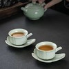 【汝窑花瓣杯/六方杯】中式汝窑茶杯功夫茶具家用主人杯品茗杯 商品缩略图4