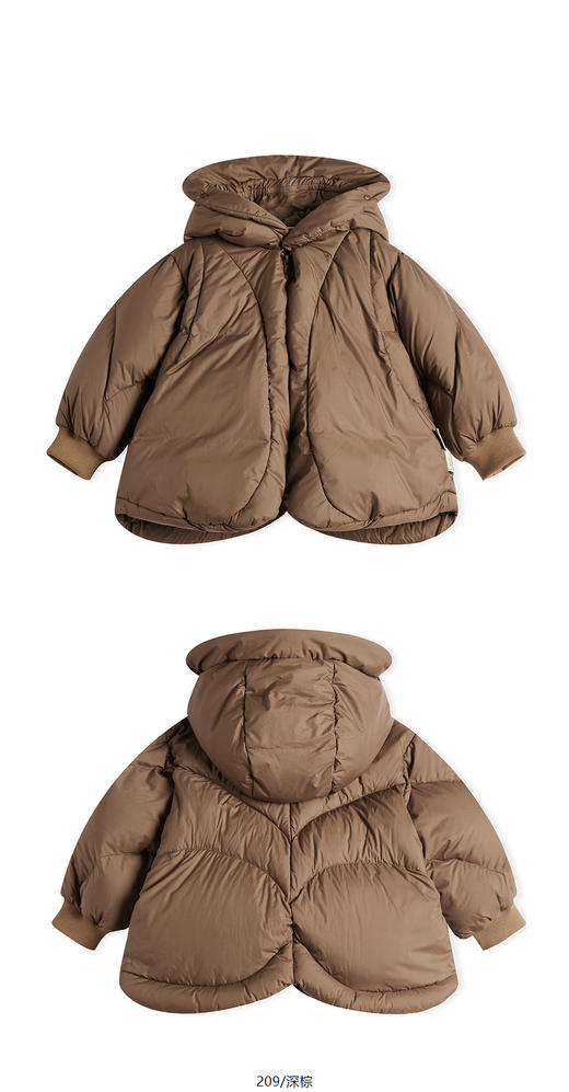 jnby   24年冬款  中长款羽绒服  YOAC11340 商品图12