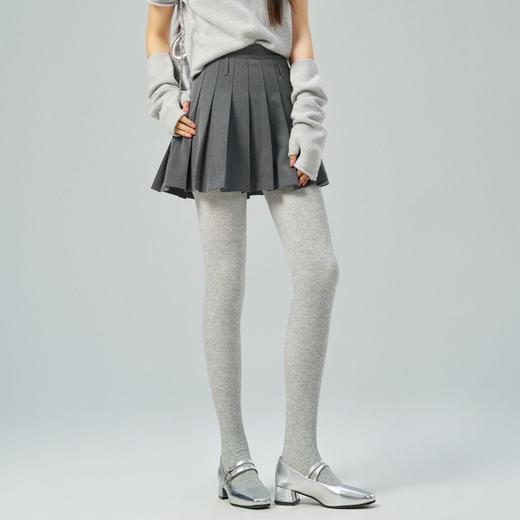 【YW】无忧购秋冬百搭精梳棉140g/220g格雷系竖纹幂式miu系瘦腿袜（截单后7天发货)25年清仓捡漏25年清仓捡漏 商品图2