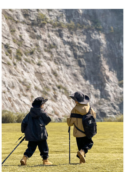 俊淳三合一儿童户外三合一三防冲锋衣2件套 110-160 商品图3