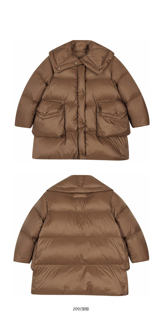 jnby  24年冬款   中长款羽绒服   1OAC11320 商品图12