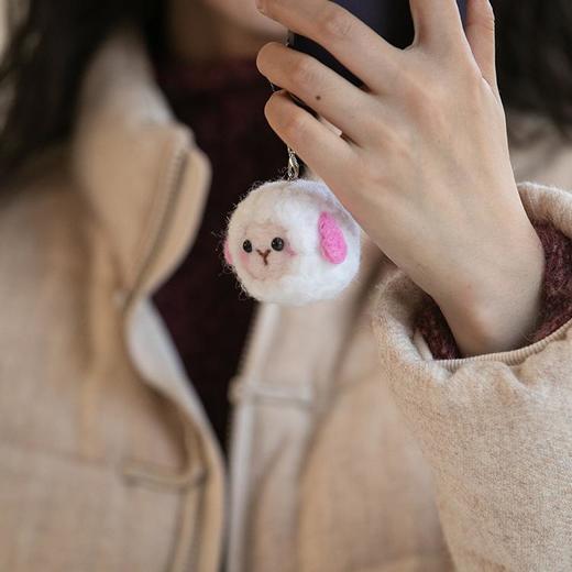 牧衣游 羊毛挂件百搭可爱白色精致小巧 心悦【不支持会员折】 商品图2