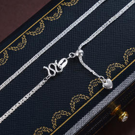 子佩集S990银【肖邦】项链【XL307021-22】纯银搭配链22寸可调节