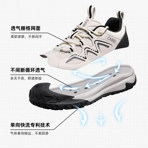【ACS空气内循环】骆驼男鞋2025秋季新款透气山系轻户外徒步鞋 G14A171688 商品图1