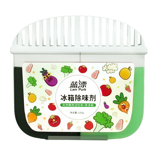 「29.9到手4盒！冰箱除味剂」蓝漂居家日用冰箱去异味除味剂吸味剂除臭剂120g盒装厨房用品 商品图4