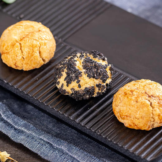 黄老五小奶酥(黑芝麻味)100g 商品图1