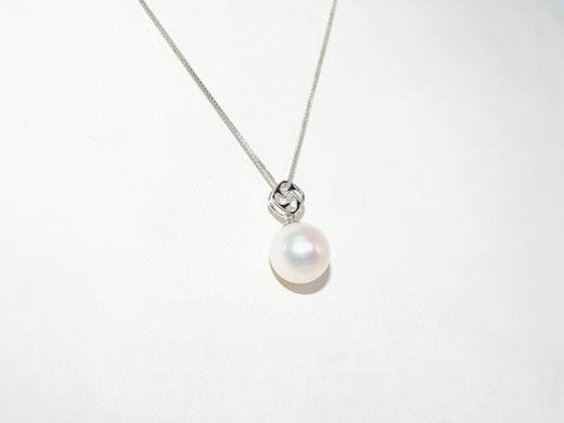 【推荐款】K白珍珠吊坠10.9mm|K金风车扣时尚百搭限时特惠 商品图3