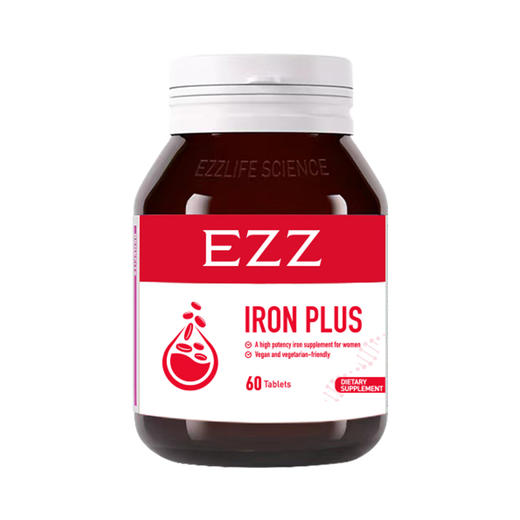 EZZ 补血片 60粒/瓶【2026.2】 商品图0