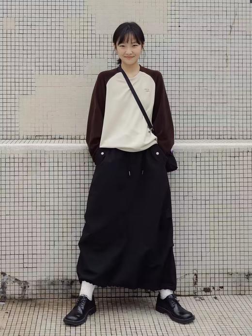 步履不停/4D41127C/日系山系休闲工装登山抽绳半裙长裙 商品图0