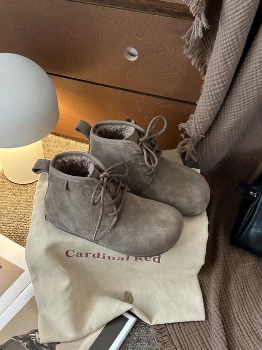 【勃肯加绒鞋】鞋内加绒，脚感舒适勃肯鞋，女款加绒全包勃肯棉鞋雪地靴 商品图10