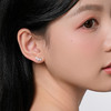 卡蒂罗/KADER 微笑星芒耳钉 璀璨四芒星闪耀星点梦幻百搭款耳饰 精致小巧仙气优雅配饰轻奢时尚 925银 商品缩略图5