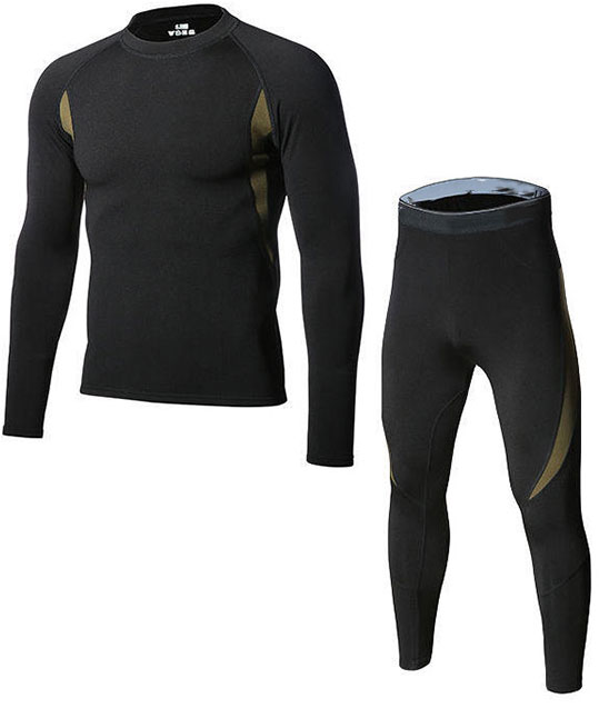 【抓绒速干5公里内衣】户外运动男士保暖内衣保暖套装 速干保暖