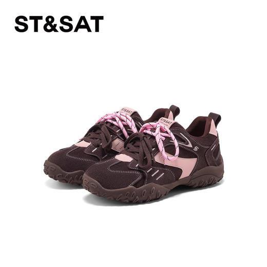 【绒里可选】星期六时尚复古拼色鞋带厚底百搭德训鞋SSC3112CIW/SSC411DCU7 商品图9