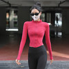 Beemen瑜伽服女上衣外穿长袖运动紧身速干秋冬立领外套 商品缩略图0