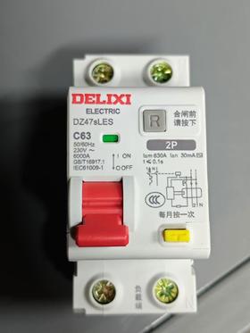 【HDXK】德力西 DELIXI 德力西漏电保护器2P63A家用空开总闸断路器漏保空气开关
