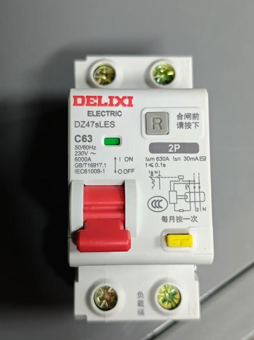 【HDXK】德力西 DELIXI 德力西漏电保护器2P63A家用空开总闸断路器漏保空气开关 商品图0