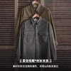 工装优选美式复古星空毛呢衬衫夹克宽松翻领重磅呢子外套男秋冬装 商品缩略图1