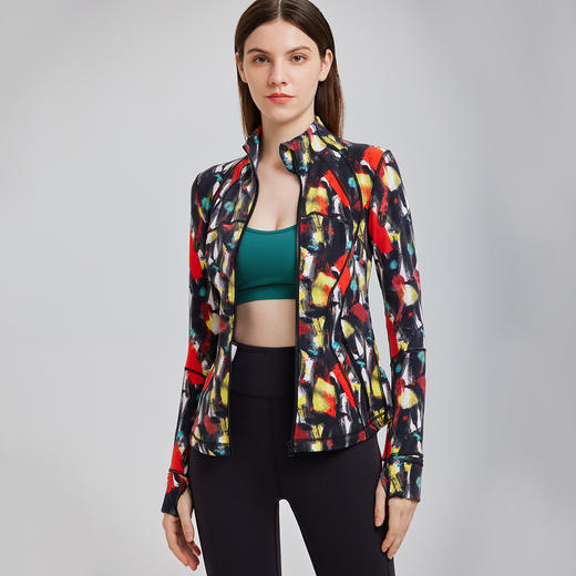 A20851结构修身运动外套 商品图2